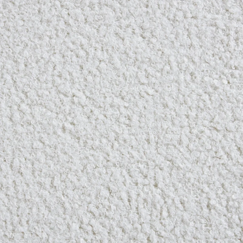 Ensemble de 2 chaises de salle à manger rembourrées en tissu blanc - Sawdyn