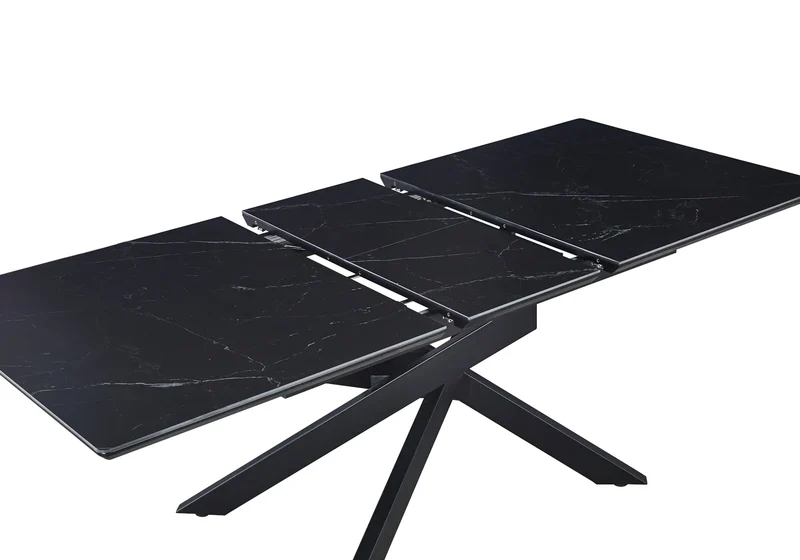 Table extensible céramique marbre noir - Joy