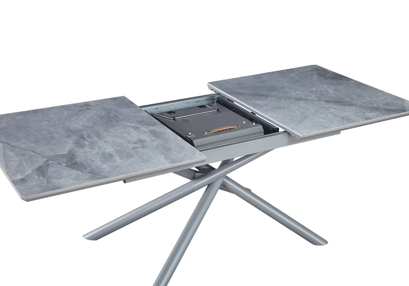 Table extensible céramique gris - Patsy