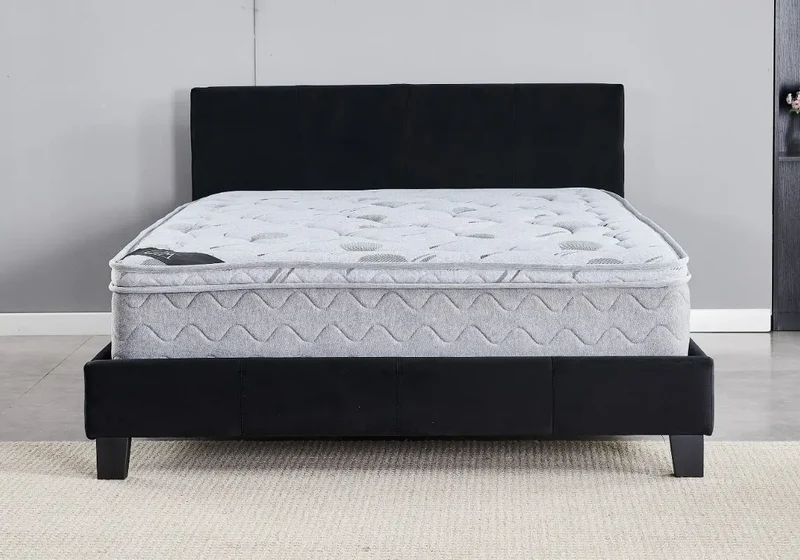 Lit velours noir - Simply