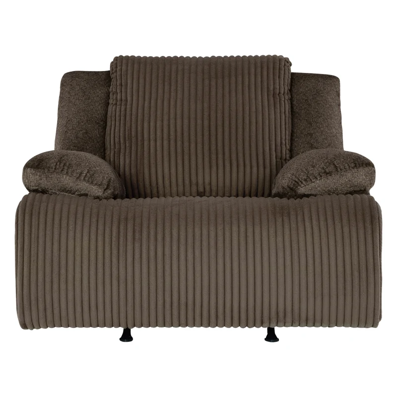 Fauteuil berçant et inclinable en velours côtelé - Top Tier