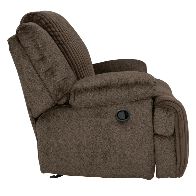 Fauteuil berçant et inclinable en velours côtelé - Top Tier