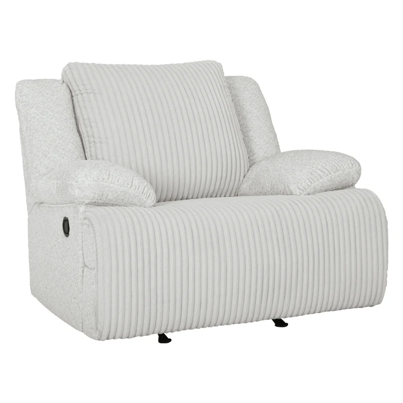 Fauteuil berçant et inclinable en velours côtelé - Top Tier