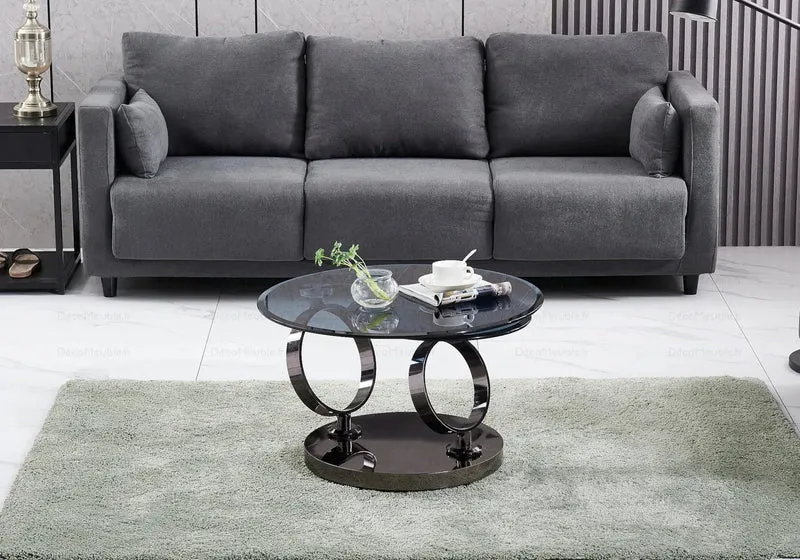 Table basse articulée noire - Vario