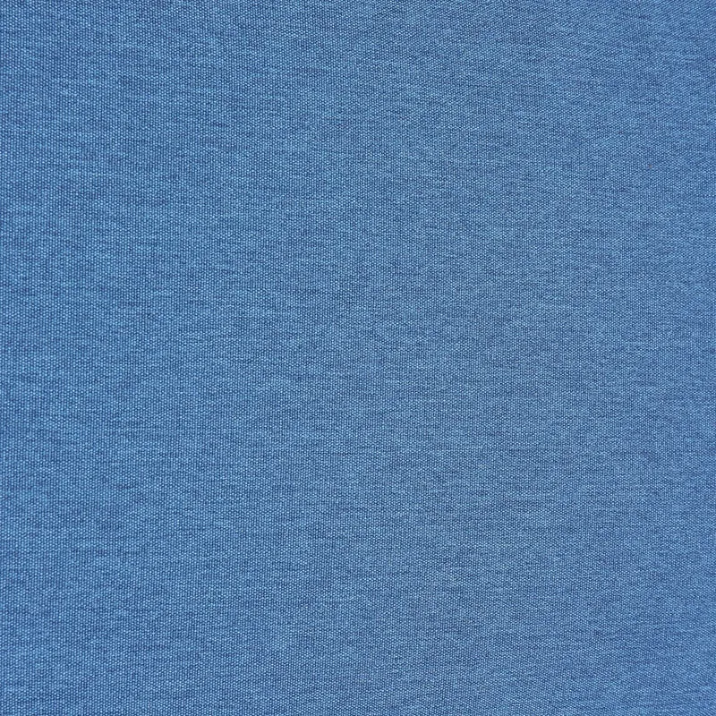 Banc extérieur en tissu Nuvella bleu et en osier gris pâle - Naples Beach