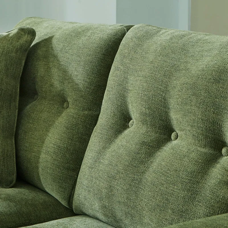 Causeuse en tissu avec coussins - Bixler