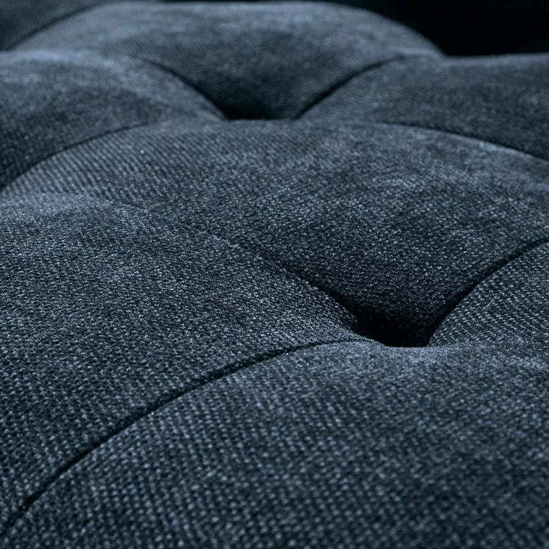 Causeuse en tissu avec coussins - Bixler