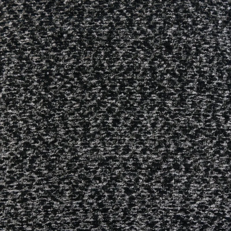 Sofa en velours côtelé noir avec chaise longue & coussins - Gabbyleigh