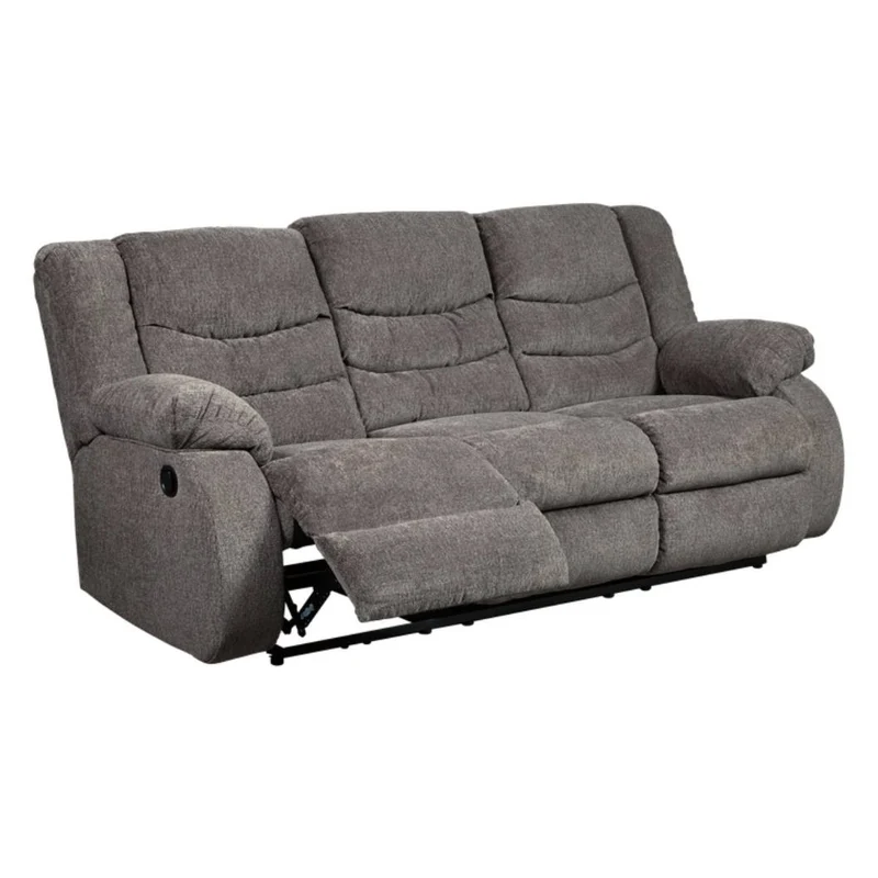 Sofa inclinable en tissu gris - Tulen
