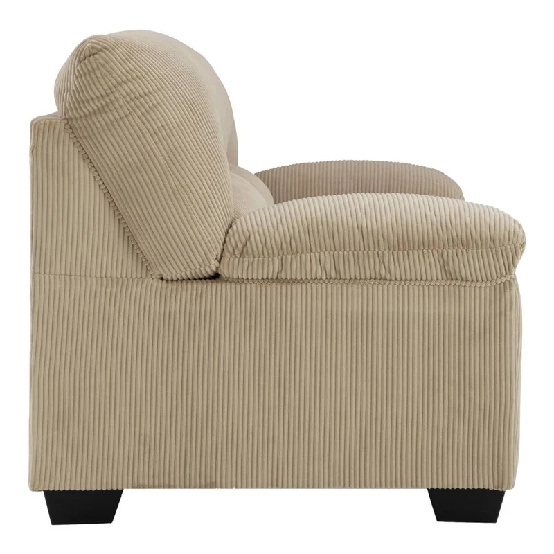 Causeuse en tissu corduroy - SimpleJoy