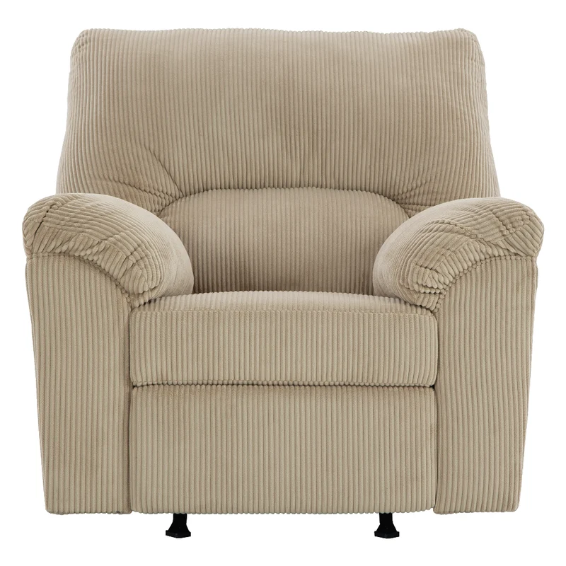 Fauteuil berçant et inclinable en tissu corduroy - SimpleJoy