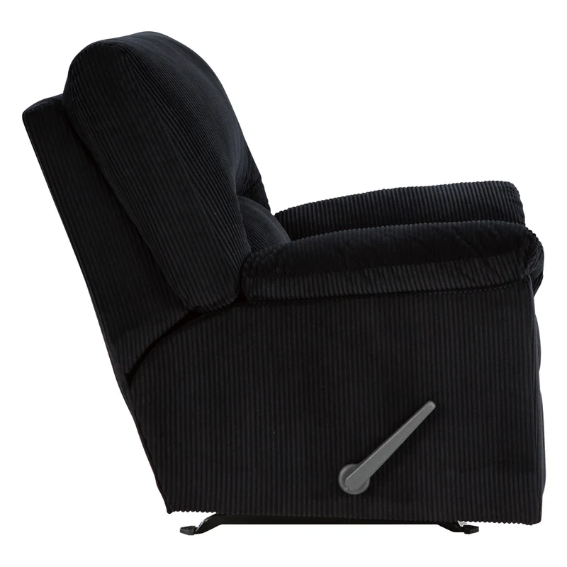 Fauteuil berçant et inclinable en tissu corduroy - SimpleJoy