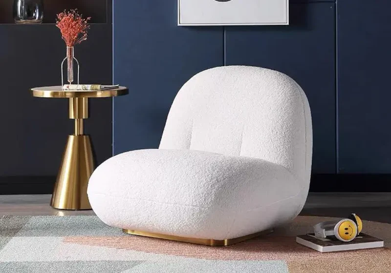 Fauteuil lounge gris - Pacha