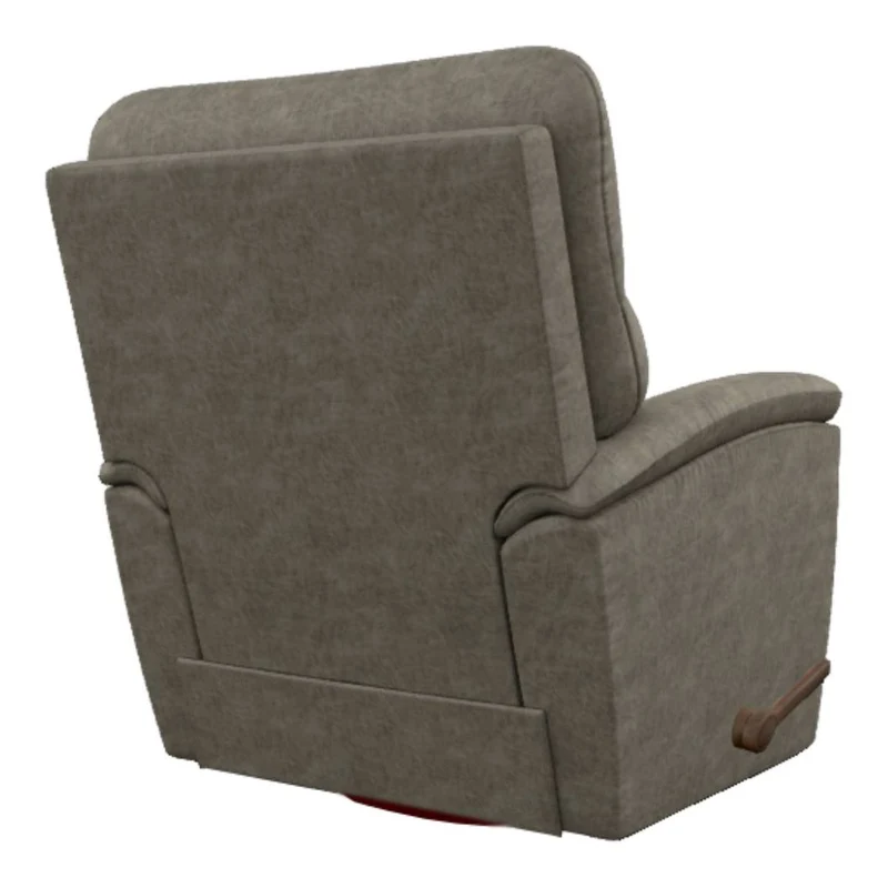 Fauteuil berçant, pivotant et inclinable en tissu gris - Trouper