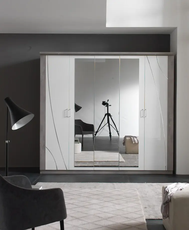 Chambre à coucher blanche MILANO