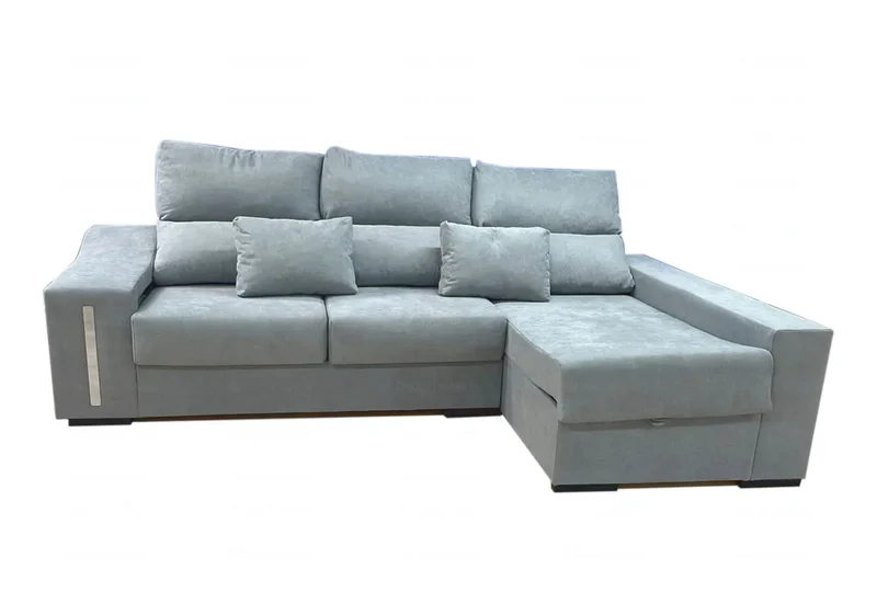 Canapé angle tissu gris - Sultan