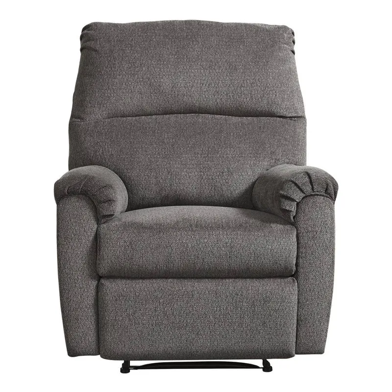 Fauteuil inclinable en tissu gris - Nerviano