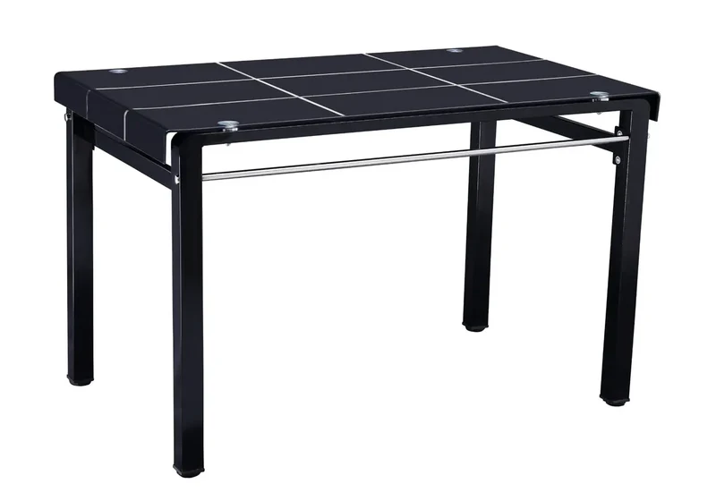 Table repas 6 chaises noires - Tao
