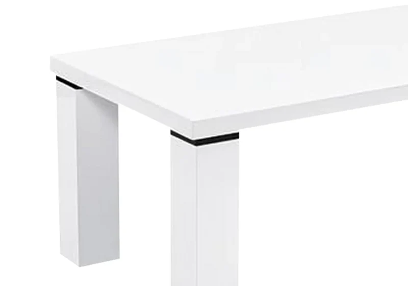 Table basse laqué blanc - Ugo