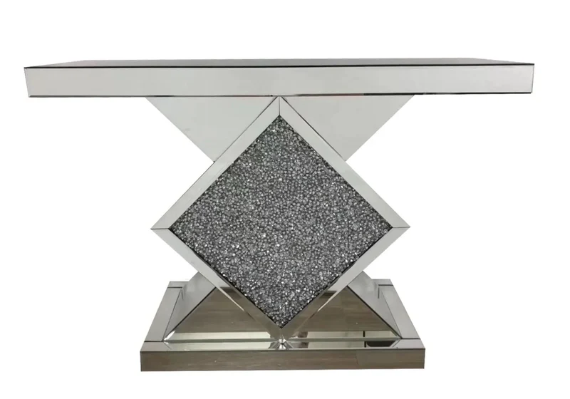 Console miroir design cristaux - Ava
