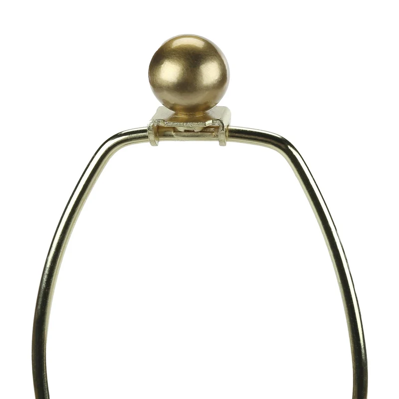 Lampe de table en céramique bleue incurvée 24 po - I 9612