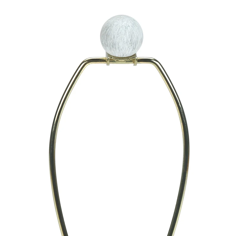 Lampe de table en résine crème texturée 28 po - I 9742