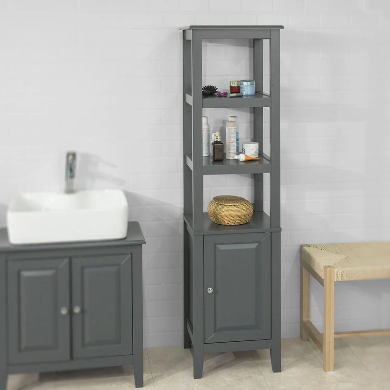 sebuyfr.comG205-DG Meuble Colonne de Salle de Bain Armoire Toilette Haute