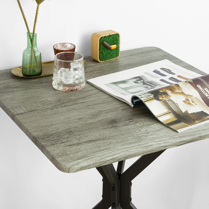 SoBuy OGT37-N Ensemble Table et 2 Chaise Lot Table de Salle à Manger avec 2 Chaises de Style Industriel pour Cuisine