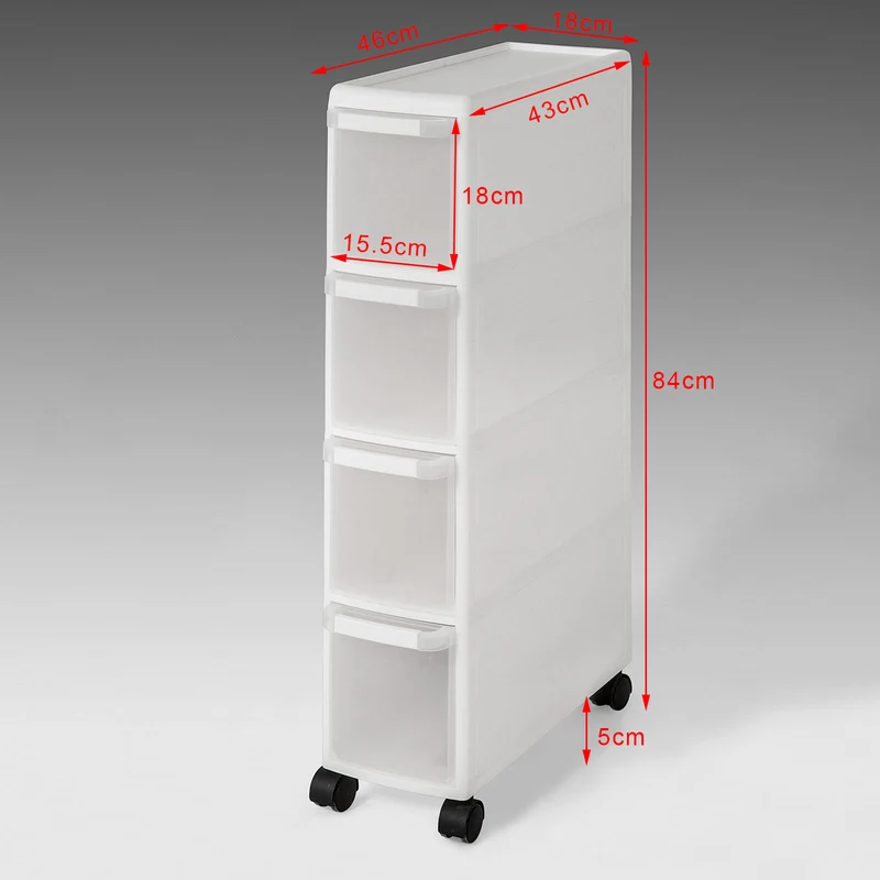 sobuyes.shopG41-W Tour de rangement Chariot pour rangement cuisine salle de bain