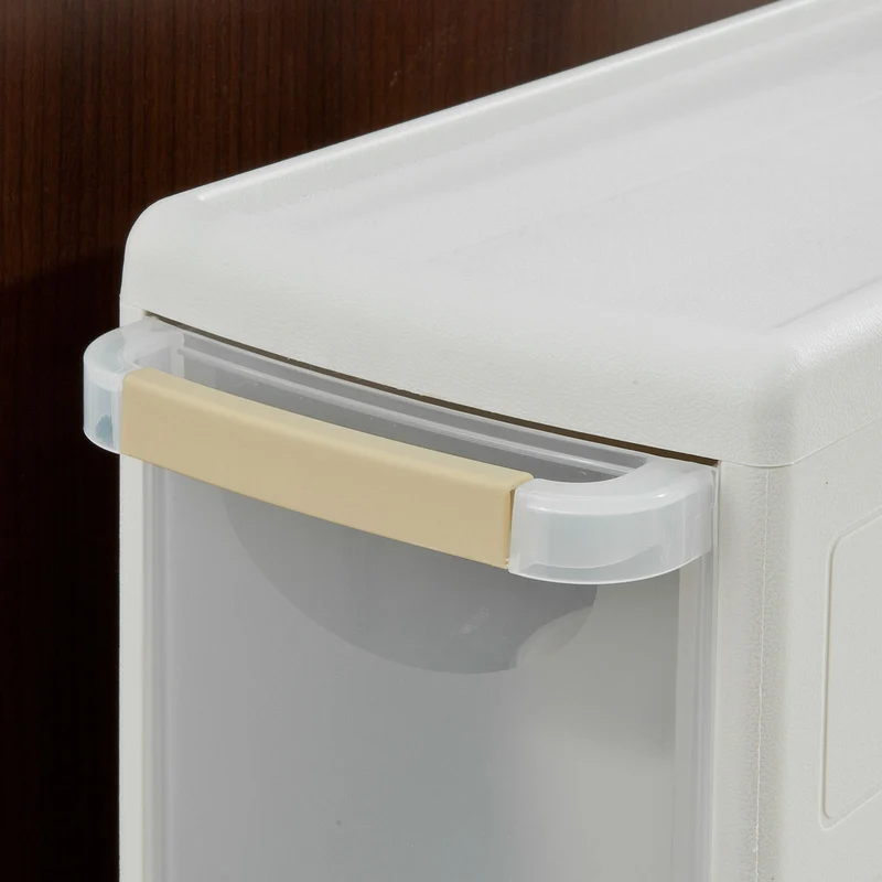 SoBuy FRG41-K-W Chariot de stockage,Étagère Armoire de cuisine salle de bain