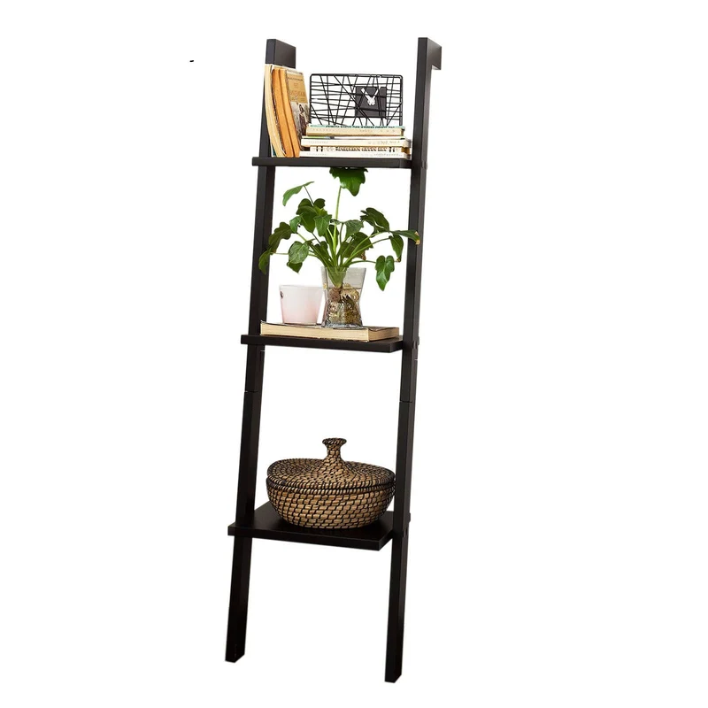 sobuyes.shopG32-SCH Étagère murale style échelle Salle de bain, Étagère échelle déco