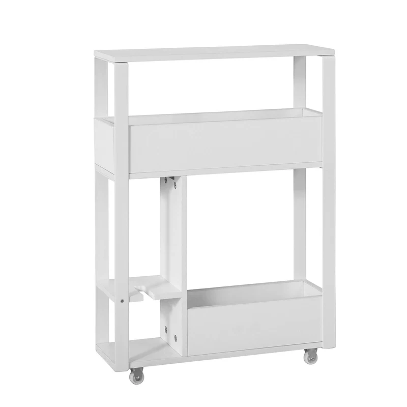 sobuyes.shopG270-W Meuble de Rangement Salle de Bain Support Papier Toilette Meuble WC