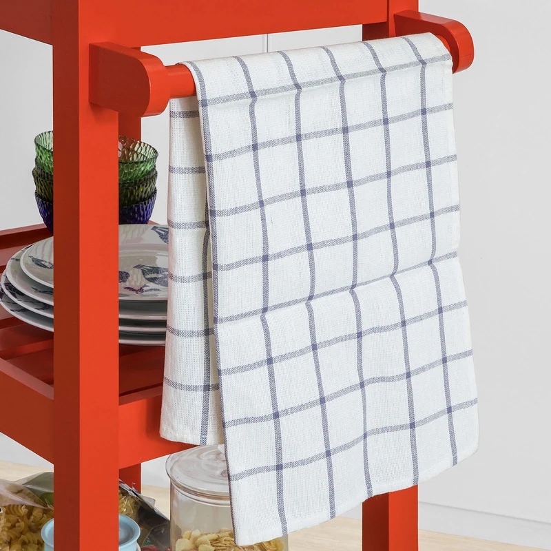 SoBuy FKW67-R Chariot de Service Desserte à roulettes Table Roulante Cuisine