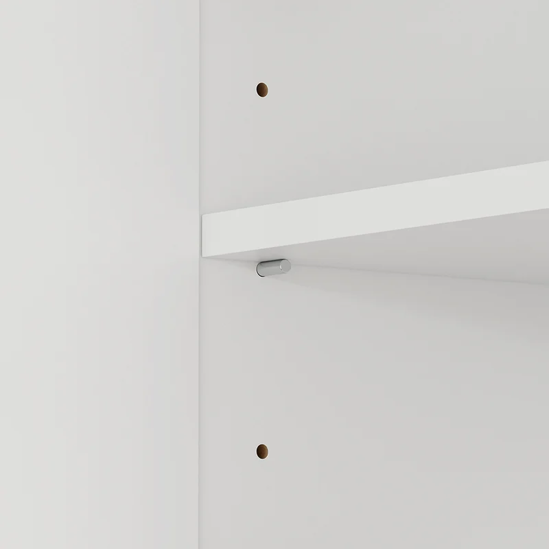 SoBuy BZR233-W Armoire Murale 2 Portes avec Étagère Réglable – Meuble Suspendu Salle de Bain – 90×70×28,5 cm, Blanc