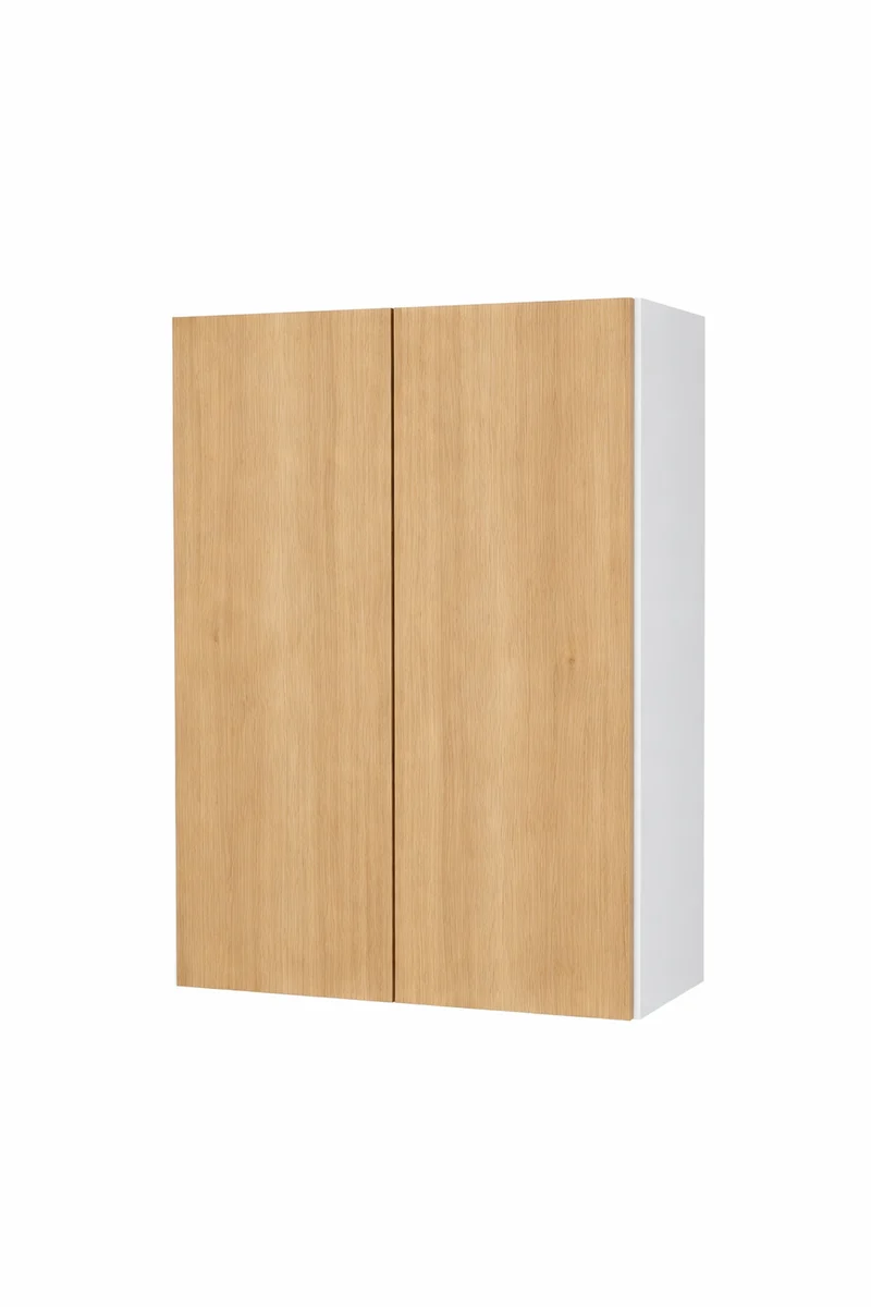 Cabinet de Haut - 2 Porte - 30 po de large x 36 po de hauteur - Mélamine Bois Zen