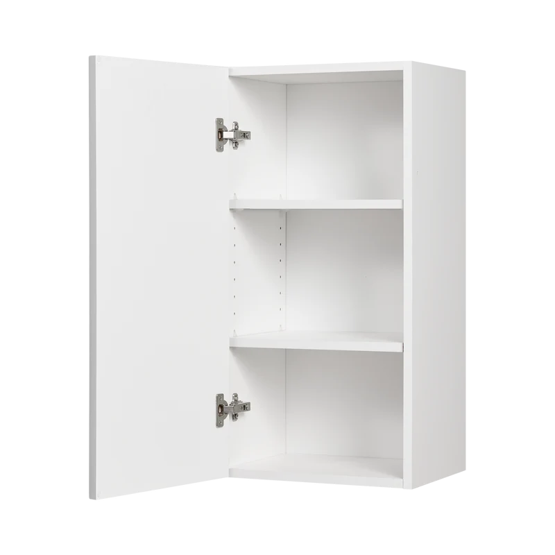 Cabinet de Haut - 1 Porte - 15 po de large x 36 po de hauteur - Polymère Shaker Gris