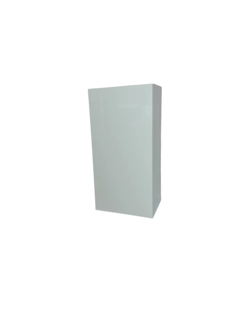 Cabinet de Haut - 1 Porte - 9 po de large x 36 po de hauteur - Mélamine Laquée Blanche