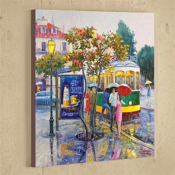 Rainy Day. Lisbon Portugal