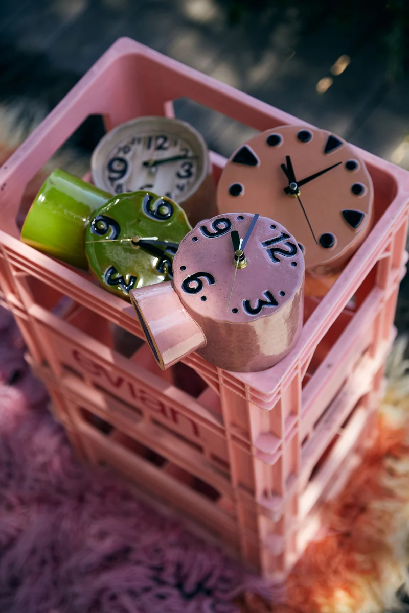 Horloge rose