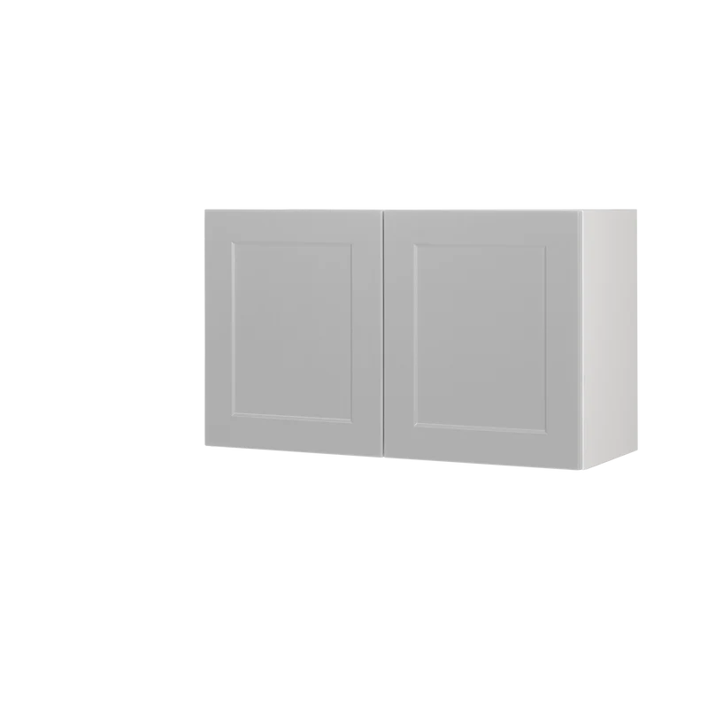 Cabinet de Haut - 2 Porte - 24 po de large x 15 po de hauteur - Polymère Shaker Gris