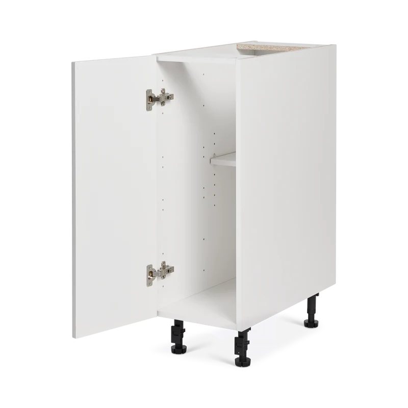 Cabinet de bas - 1 porte - 12 pouces de large - Polymère Shaker Gris