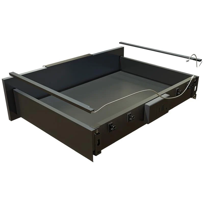 Ensemble de profilés LED pour tiroir R13, 550 mm à couper sur mesure, anthracite