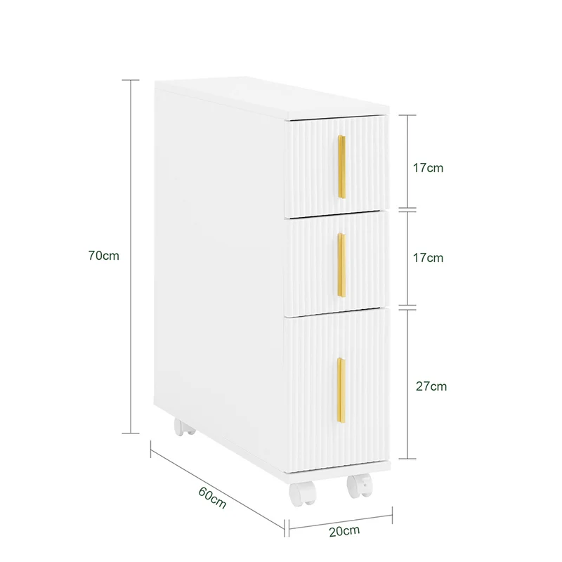 SoBuy BZR183-W Armoire Toilettes WC Support Papier Toilette Meuble de Salle de Bain