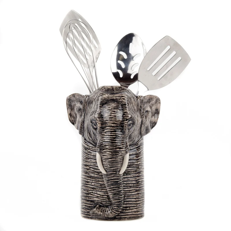 Pot à ustensiles éléphant