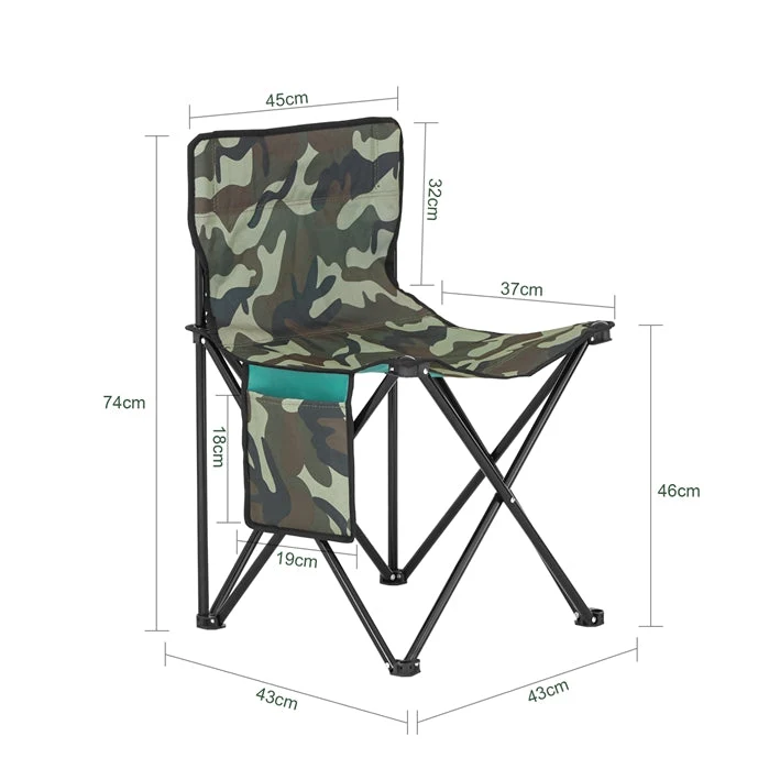 SoBuy FST96-TN Chaise de pêche | Chaise de Camping | Matériel de Camping