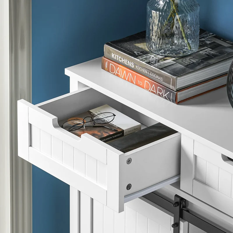 SoBuy FSB74-K-W Meuble Chaussures, Meuble Entrée, Commode Armoire de Rangement