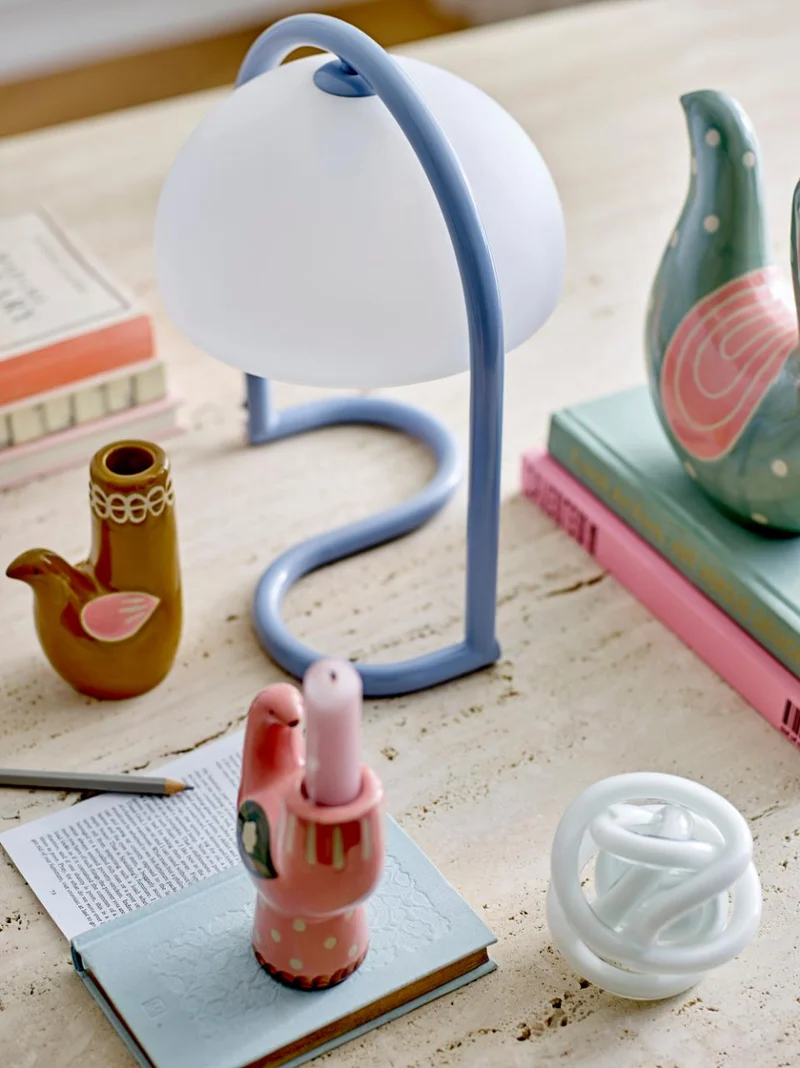 Bougeoir oiseau rose