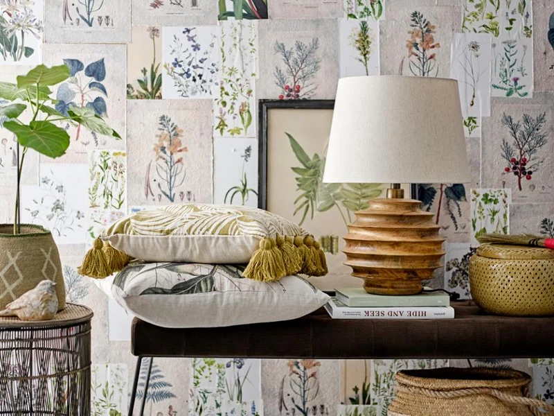 Lampe en bois