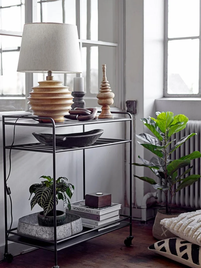 Lampe en bois
