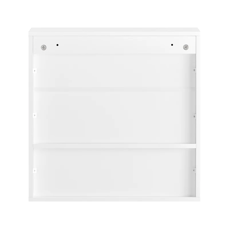SoBuy BZR94-W Meuble Haut de Salle de Bain Meuble Mural Armoire Suspendue Placard de Rangement Toilettesl